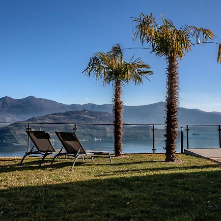 Mia Isola With Lake View, Garden And Swimming Pool Parzanica Exterior foto