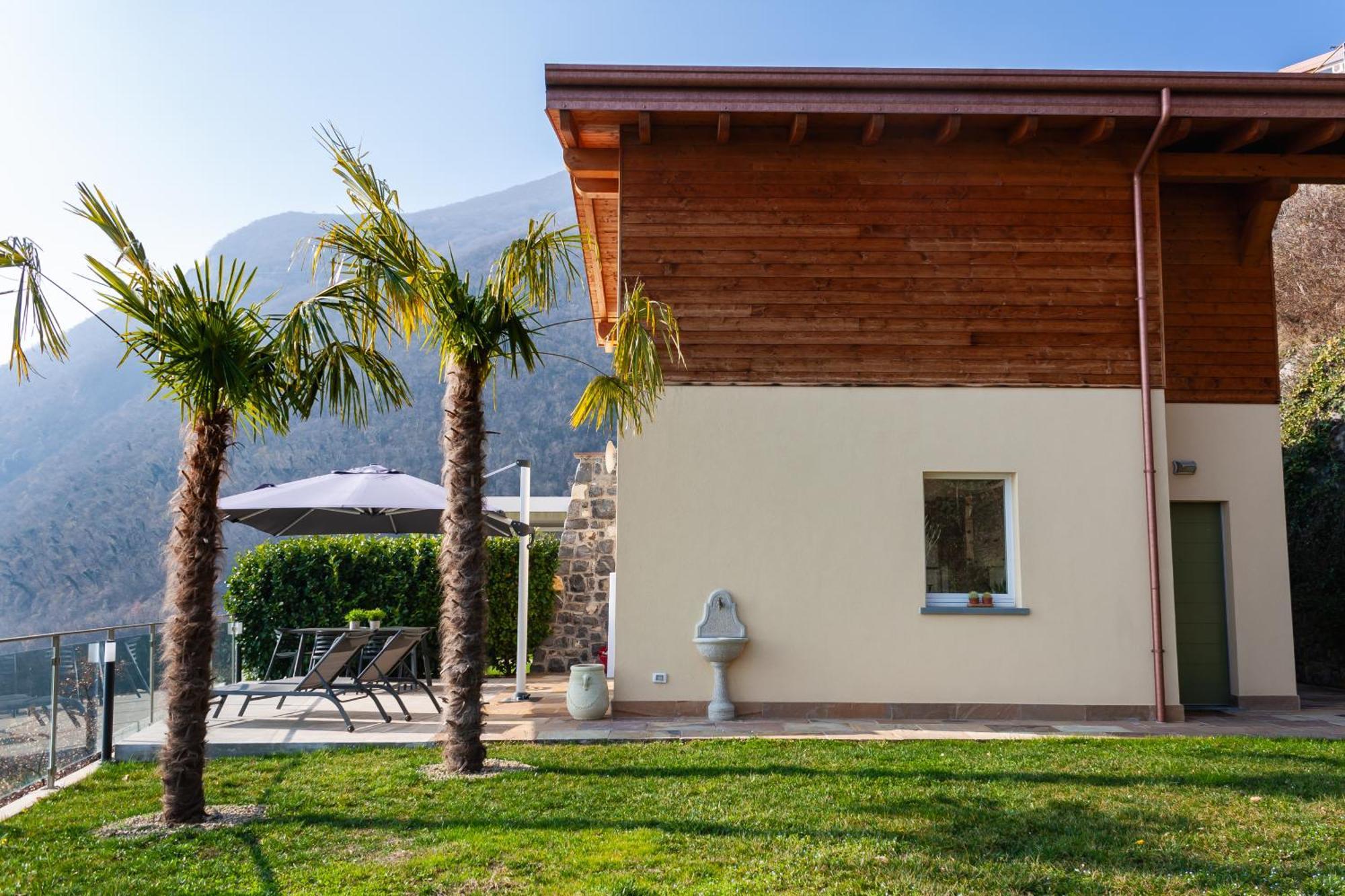 Mia Isola With Lake View, Garden And Swimming Pool Parzanica Exterior foto