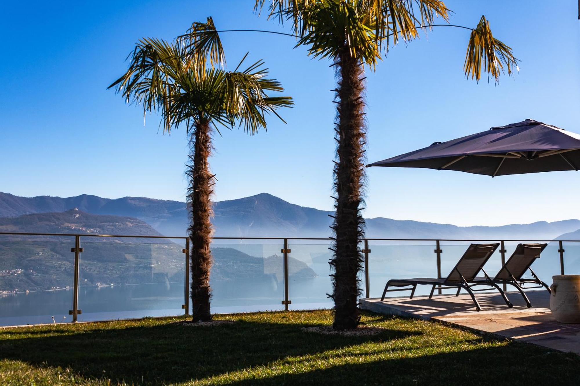 Mia Isola With Lake View, Garden And Swimming Pool Parzanica Exterior foto