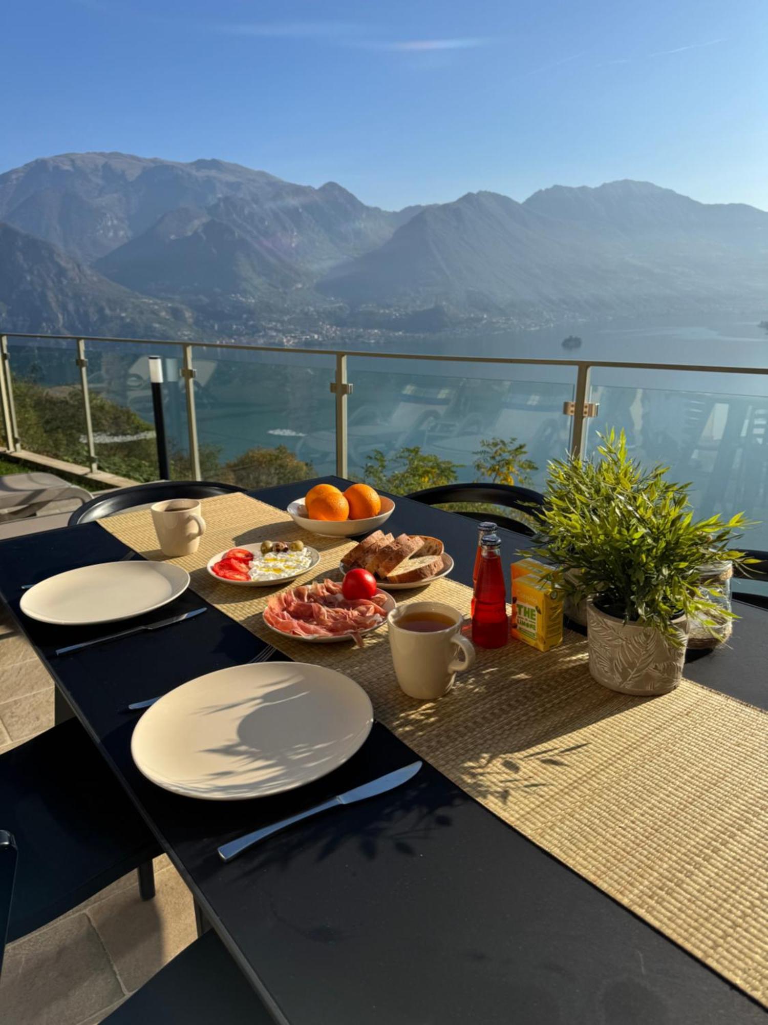 Mia Isola With Lake View, Garden And Swimming Pool Parzanica Exterior foto